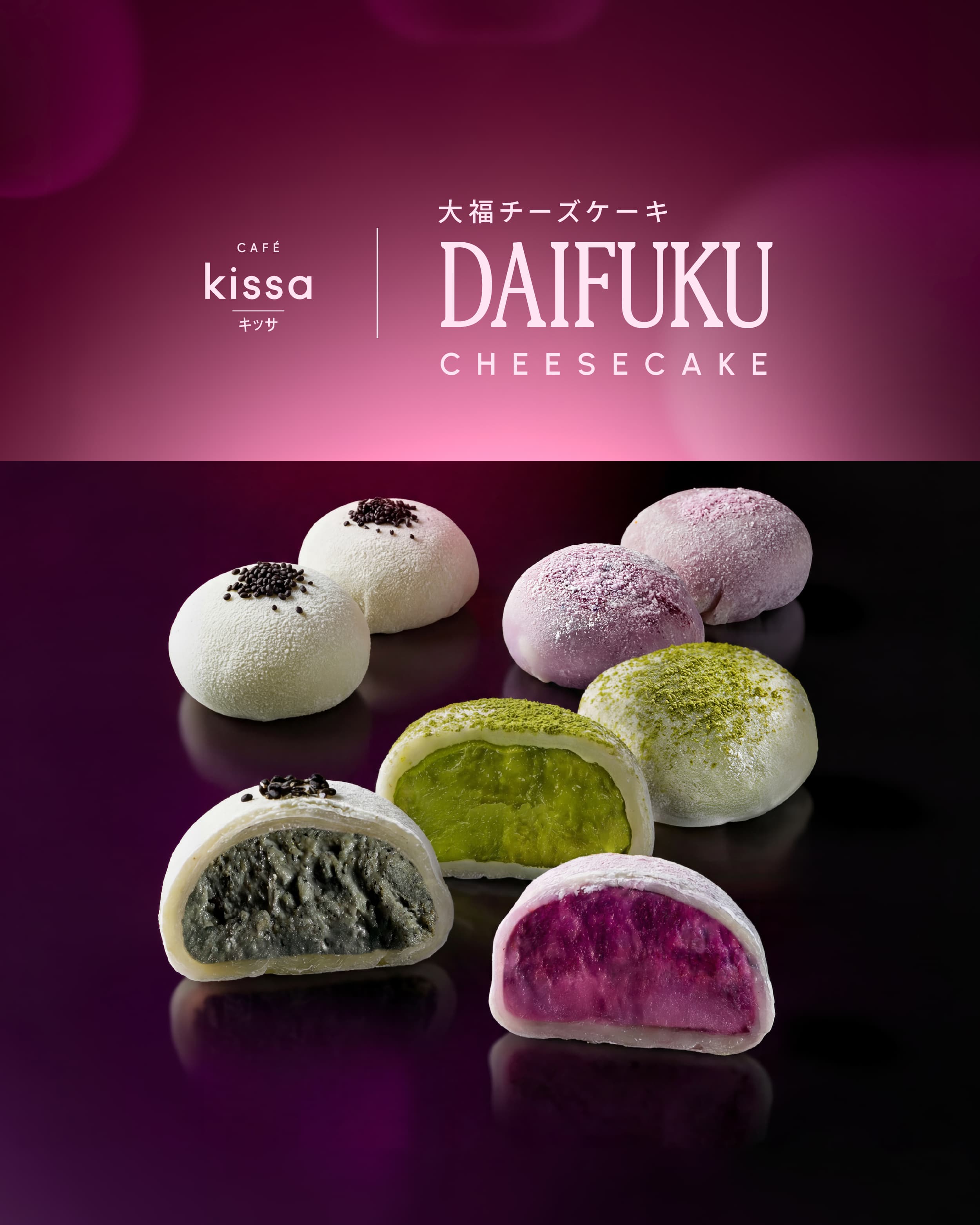 Daifuku Cheesecake - Sentuhan Kenyal pada Cheesecake Klasik