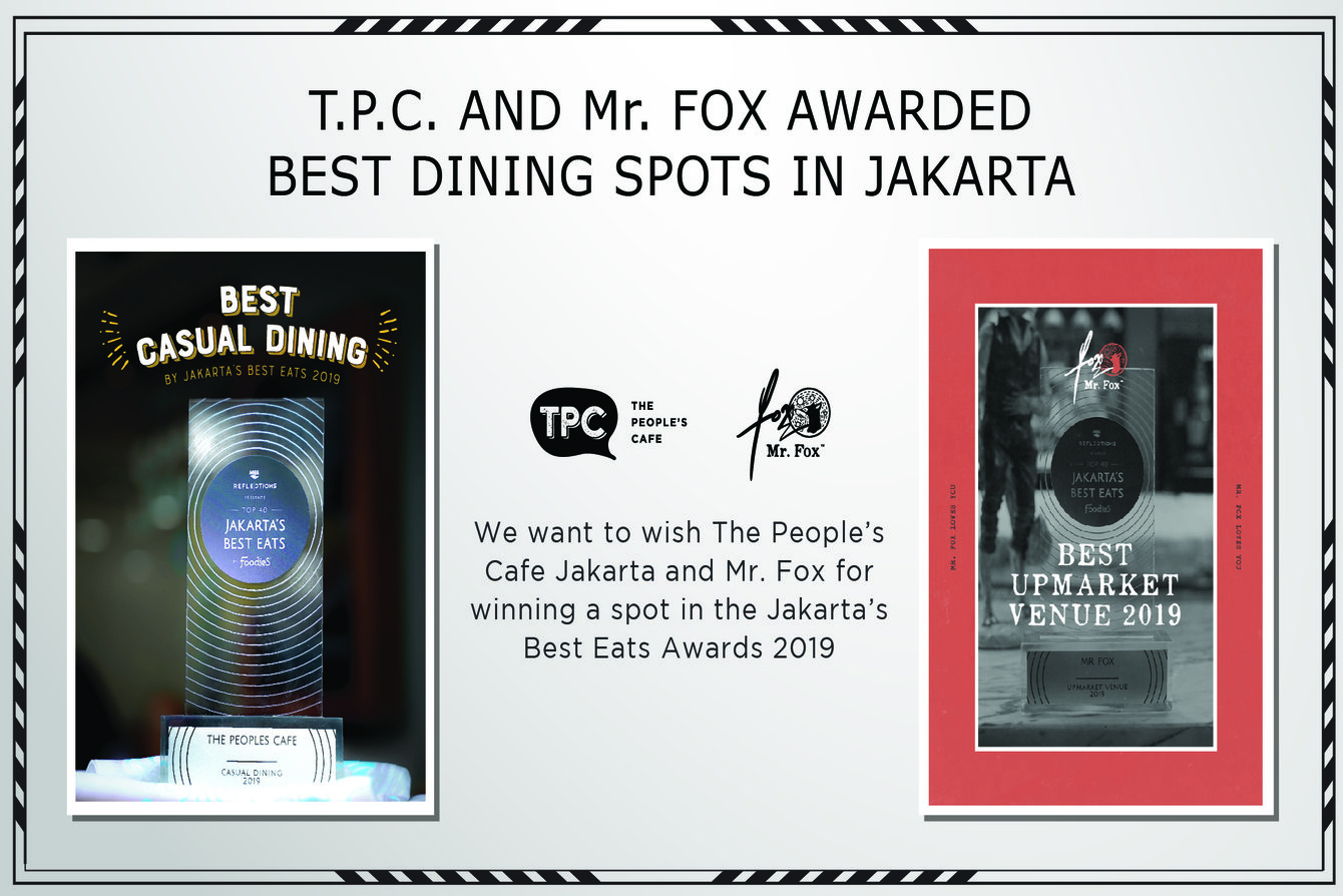 Jakarta’s Best Eats Awards 2019 crowns 2 of Ismaya Group’s beloved brands as Best Dining Spots